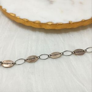 Alexa's Angels Silver Tone Inspire In Different Languages Bracelet